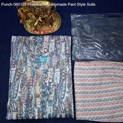 Punch 060125 Premnath Rayon Readymade Pant Style Suits Manufacturer