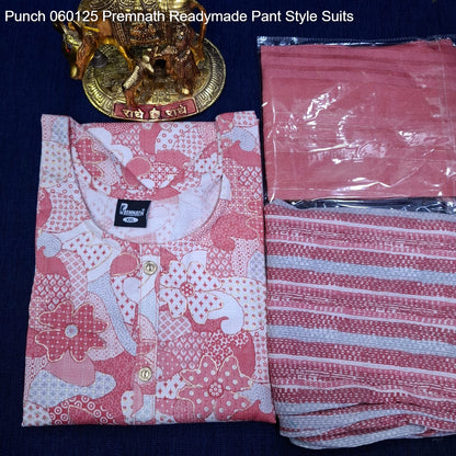 Punch 060125 Premnath Rayon Readymade Pant Style Suits Manufacturer