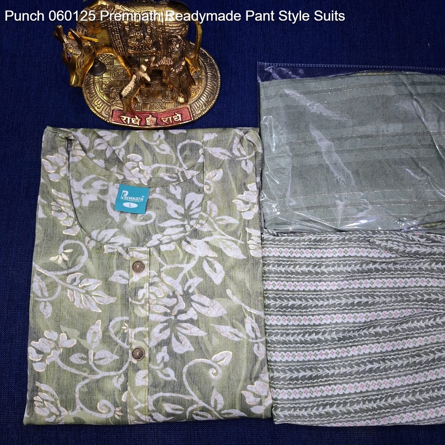 Punch 060125 Premnath Rayon Readymade Pant Style Suits Manufacturer