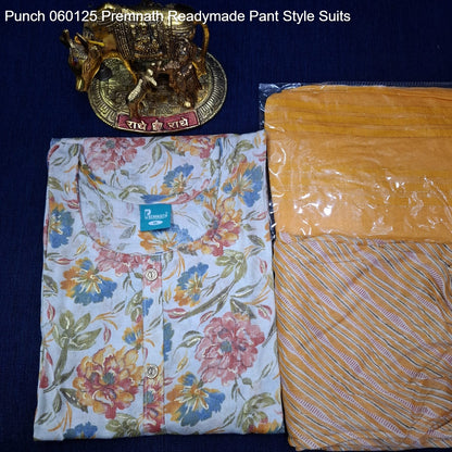 Punch 060125 Premnath Rayon Readymade Pant Style Suits Manufacturer