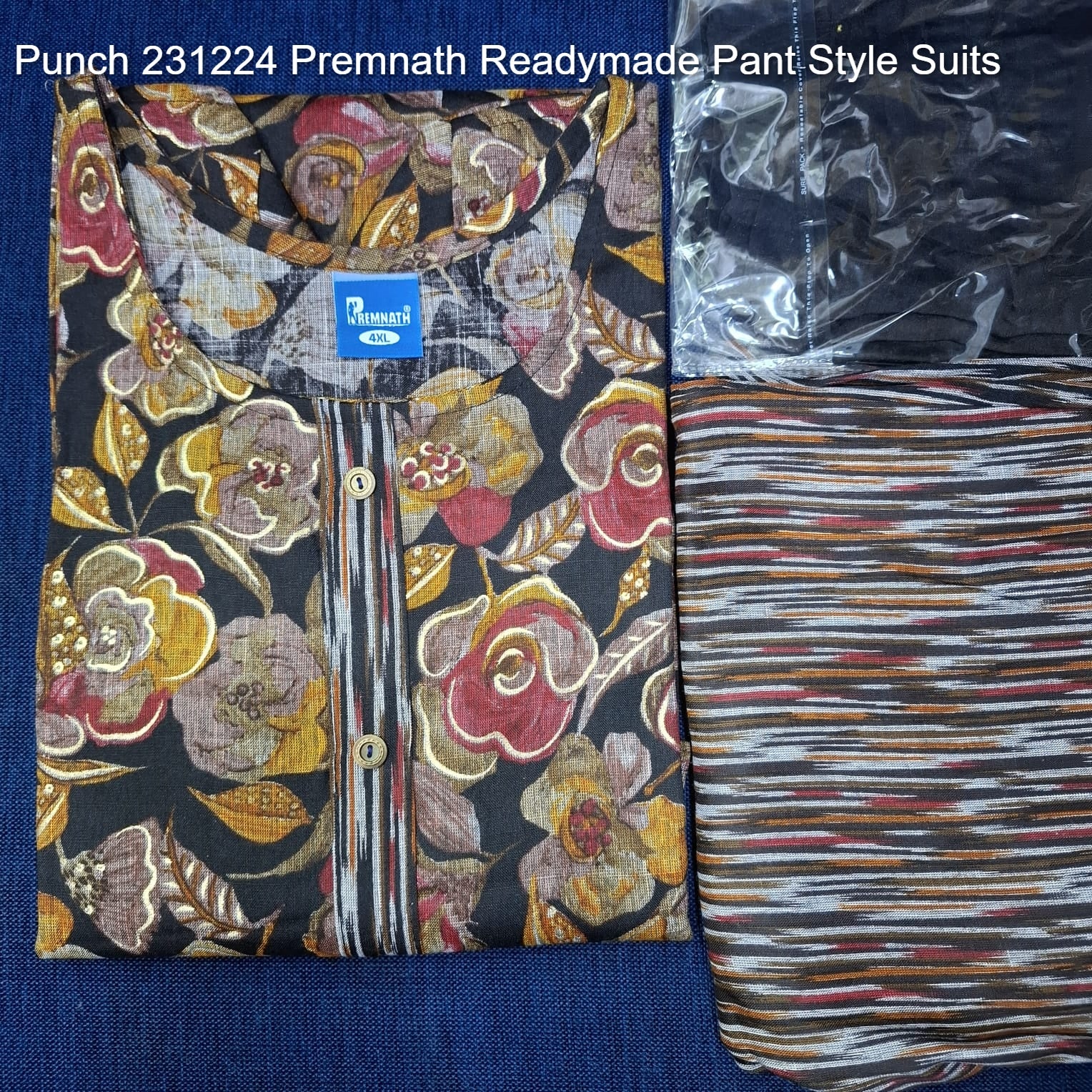 Punch 231224 Premnath Rayon Capsule Readymade Pant Style Suits Supplier Gujarat