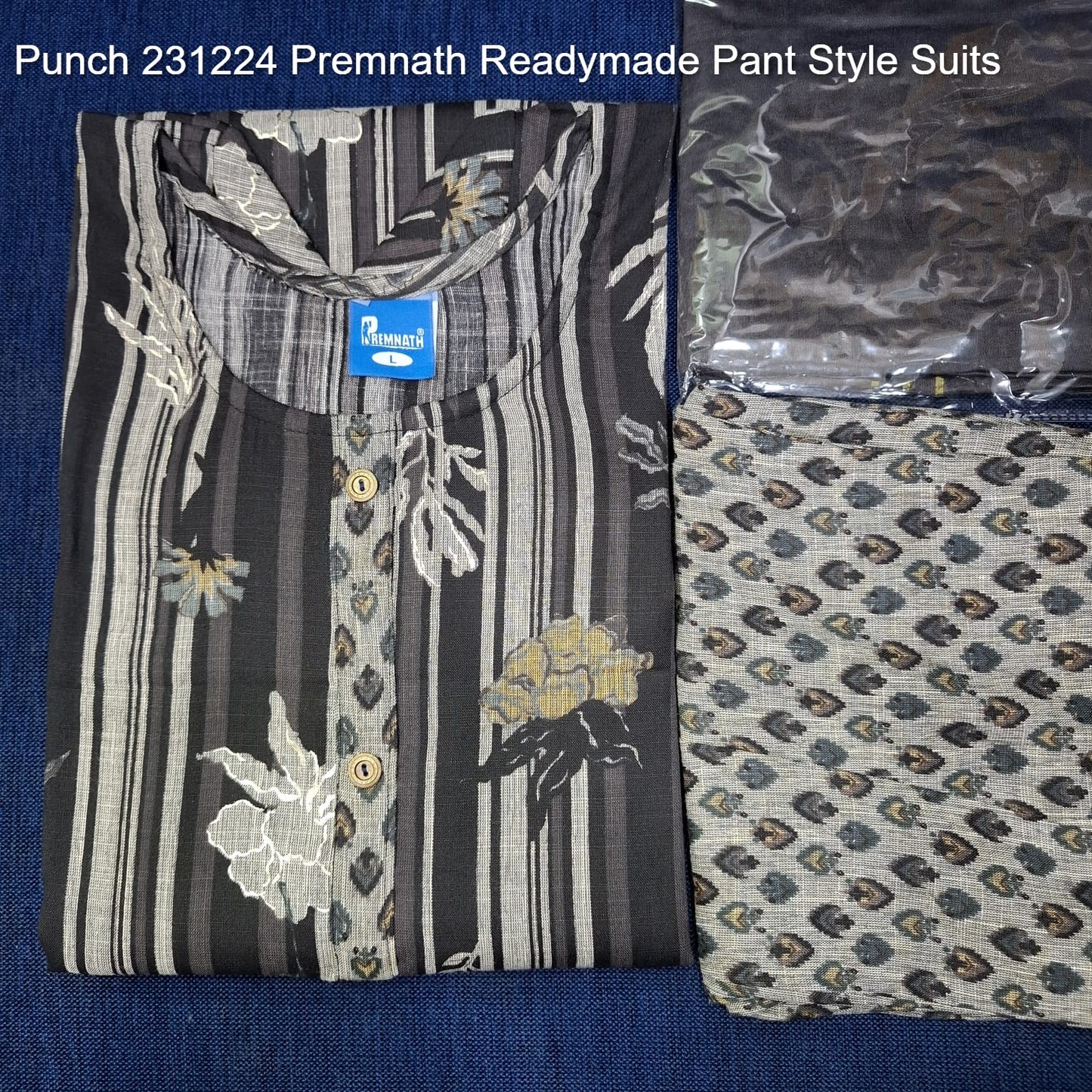 Punch 231224 Premnath Rayon Capsule Readymade Pant Style Suits Supplier Gujarat