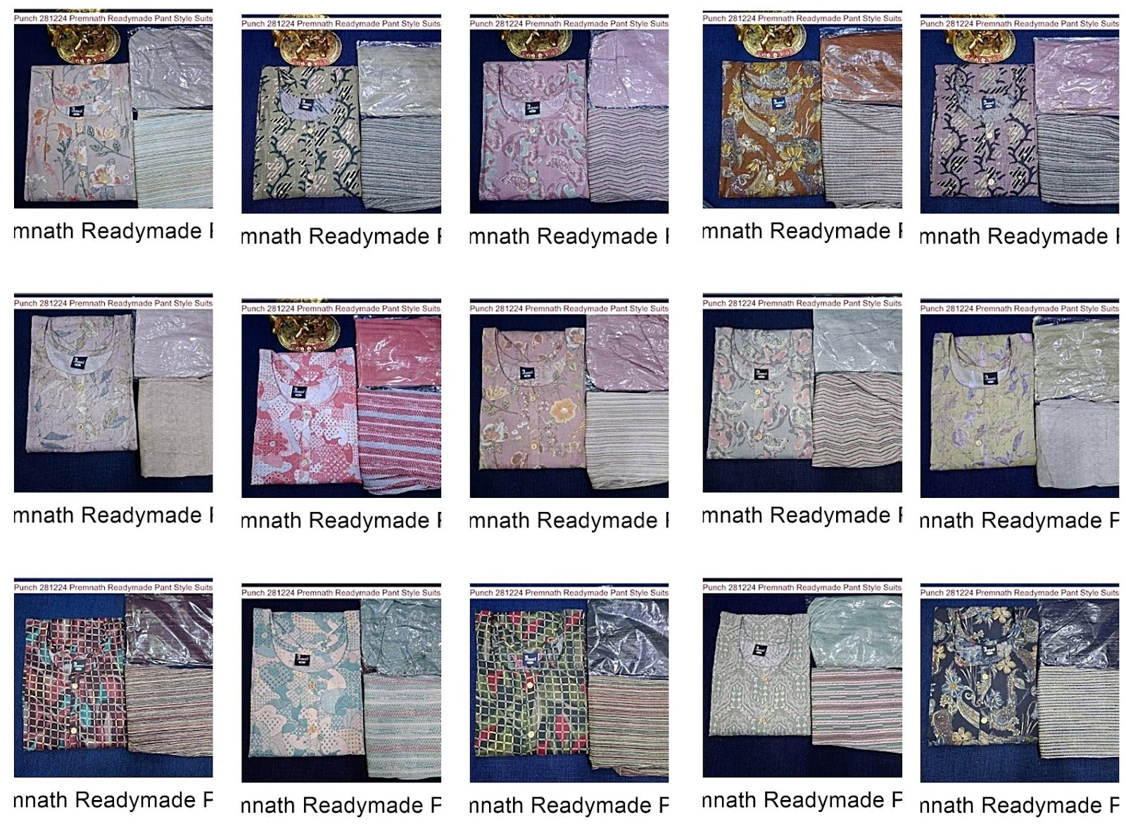 Punch 281224 Premnath Rayon Capsule Readymade Pant Style Suits Manufacturer