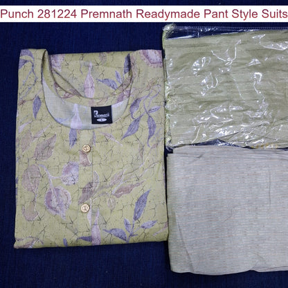 Punch 281224 Premnath Rayon Capsule Readymade Pant Style Suits Manufacturer