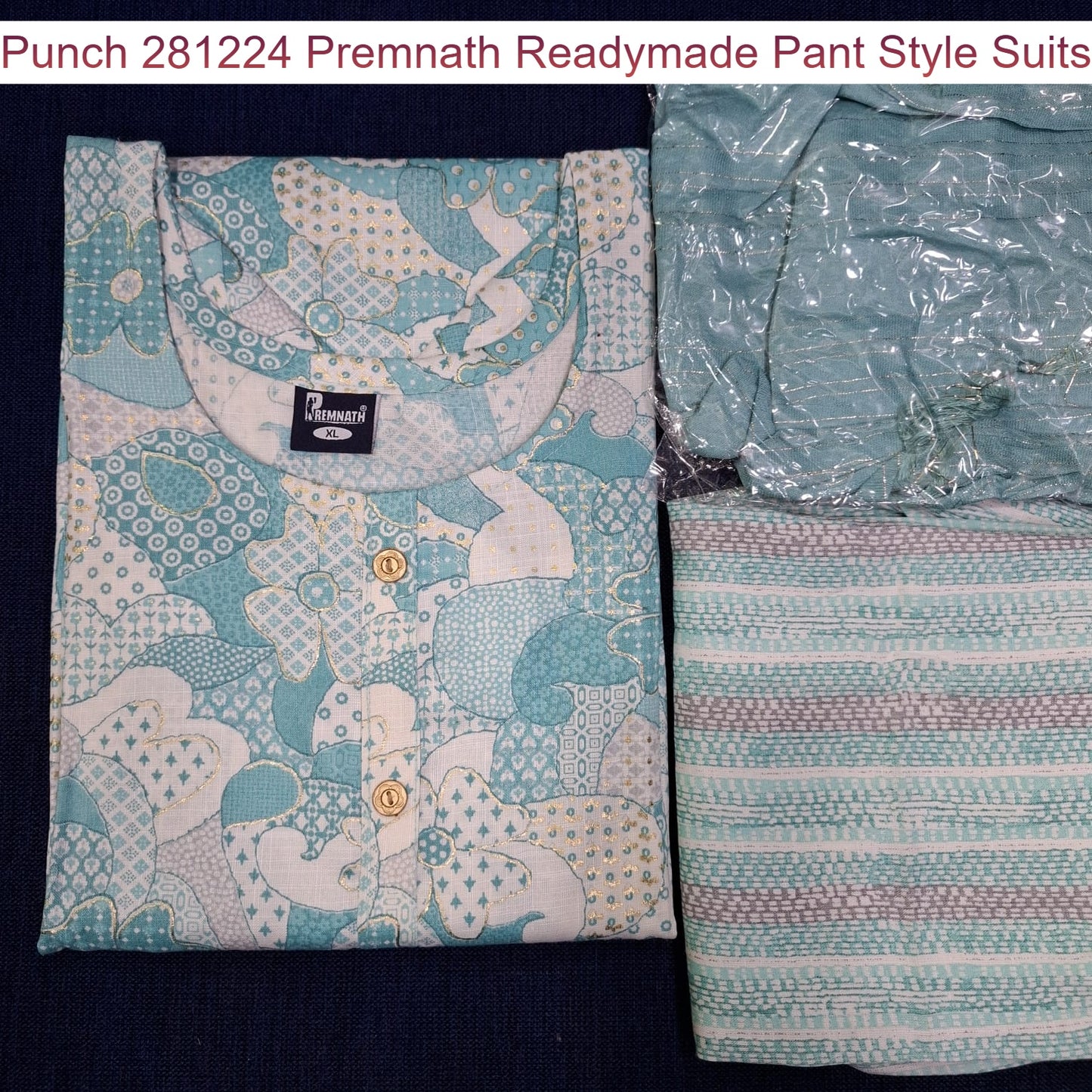 Punch 281224 Premnath Rayon Capsule Readymade Pant Style Suits Manufacturer