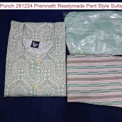 Punch 281224 Premnath Rayon Capsule Readymade Pant Style Suits Manufacturer