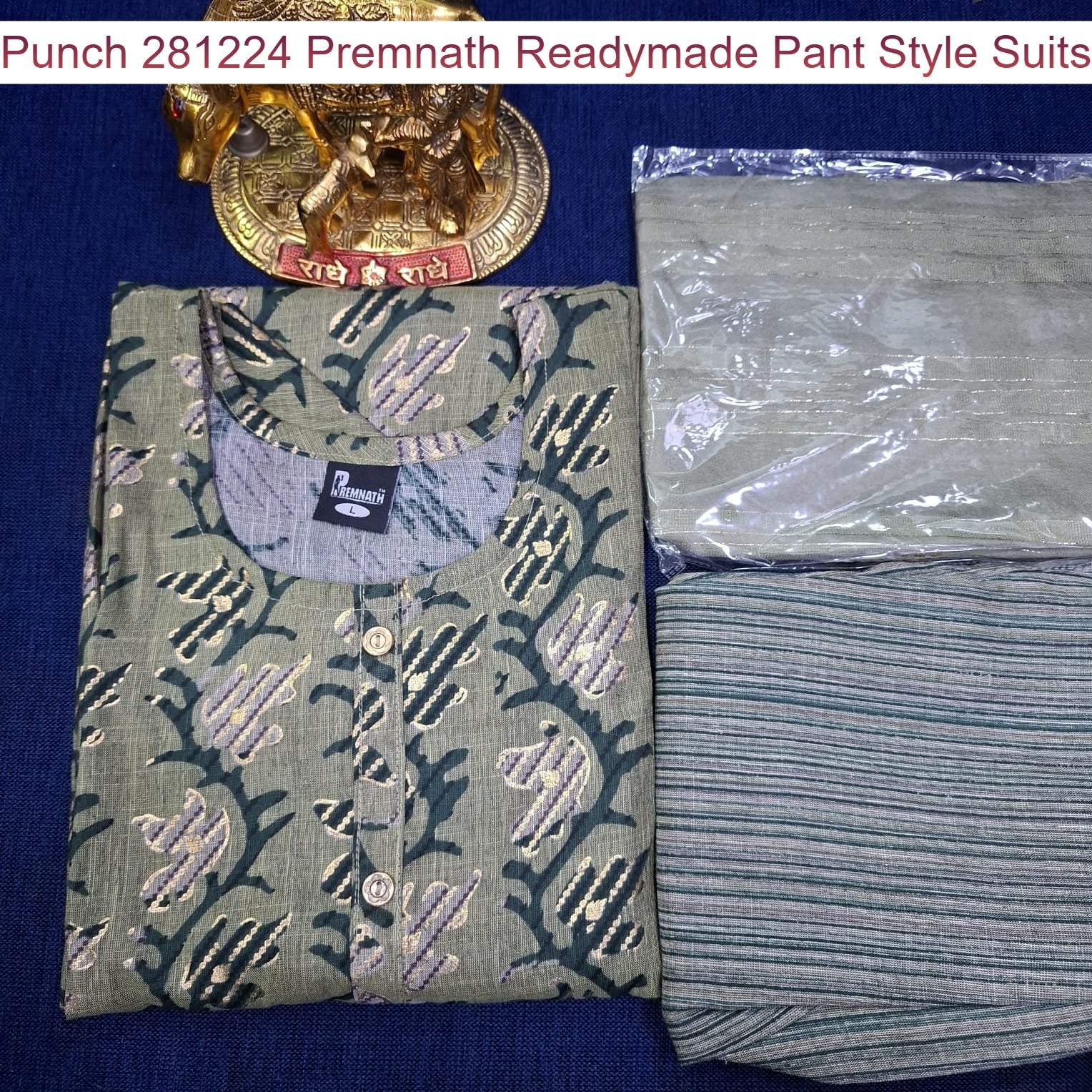 Punch 281224 Premnath Rayon Capsule Readymade Pant Style Suits Manufacturer