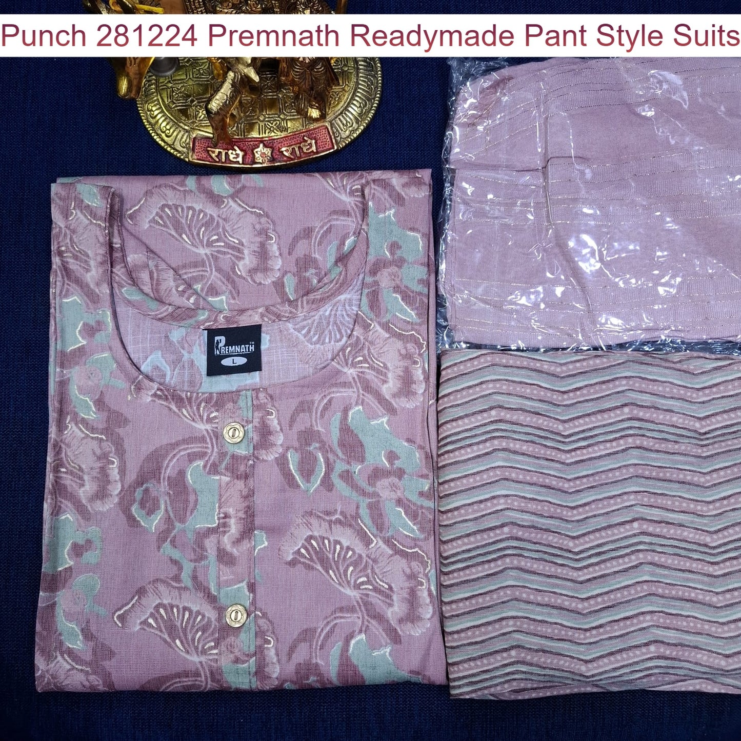 Punch 281224 Premnath Rayon Capsule Readymade Pant Style Suits Manufacturer