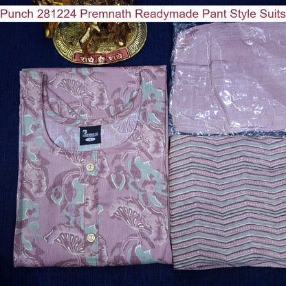 Punch 281224 Premnath Rayon Capsule Readymade Pant Style Suits Manufacturer