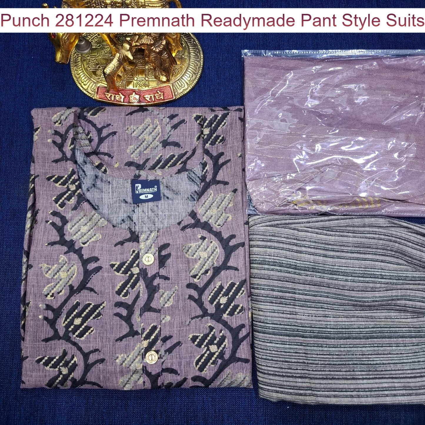 Punch 281224 Premnath Rayon Capsule Readymade Pant Style Suits Manufacturer