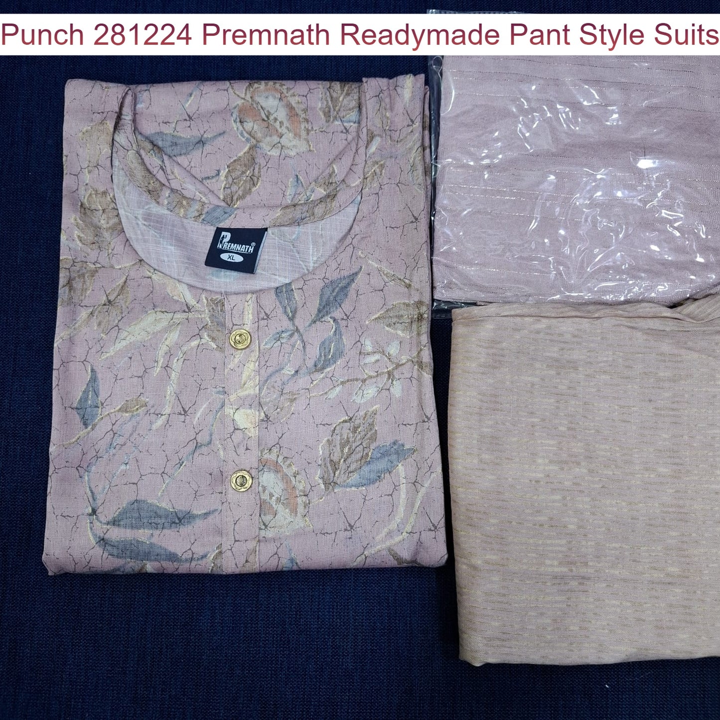 Punch 281224 Premnath Rayon Capsule Readymade Pant Style Suits Manufacturer