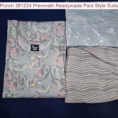 Punch 281224 Premnath Rayon Capsule Readymade Pant Style Suits Manufacturer