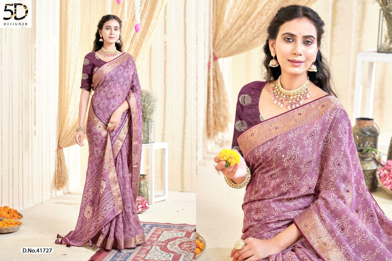 Punita 5D Designer Soft Moss Sarees Wholesaler