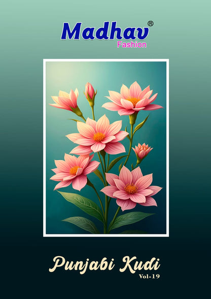 Punjabi Kudi Vol 19 Madhav Fashion Cotton Dress Material Wholesale Rate