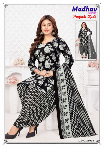 Punjabi Kudi Vol 21 Madhav Fashion Cotton Dress Material Manufacturer India