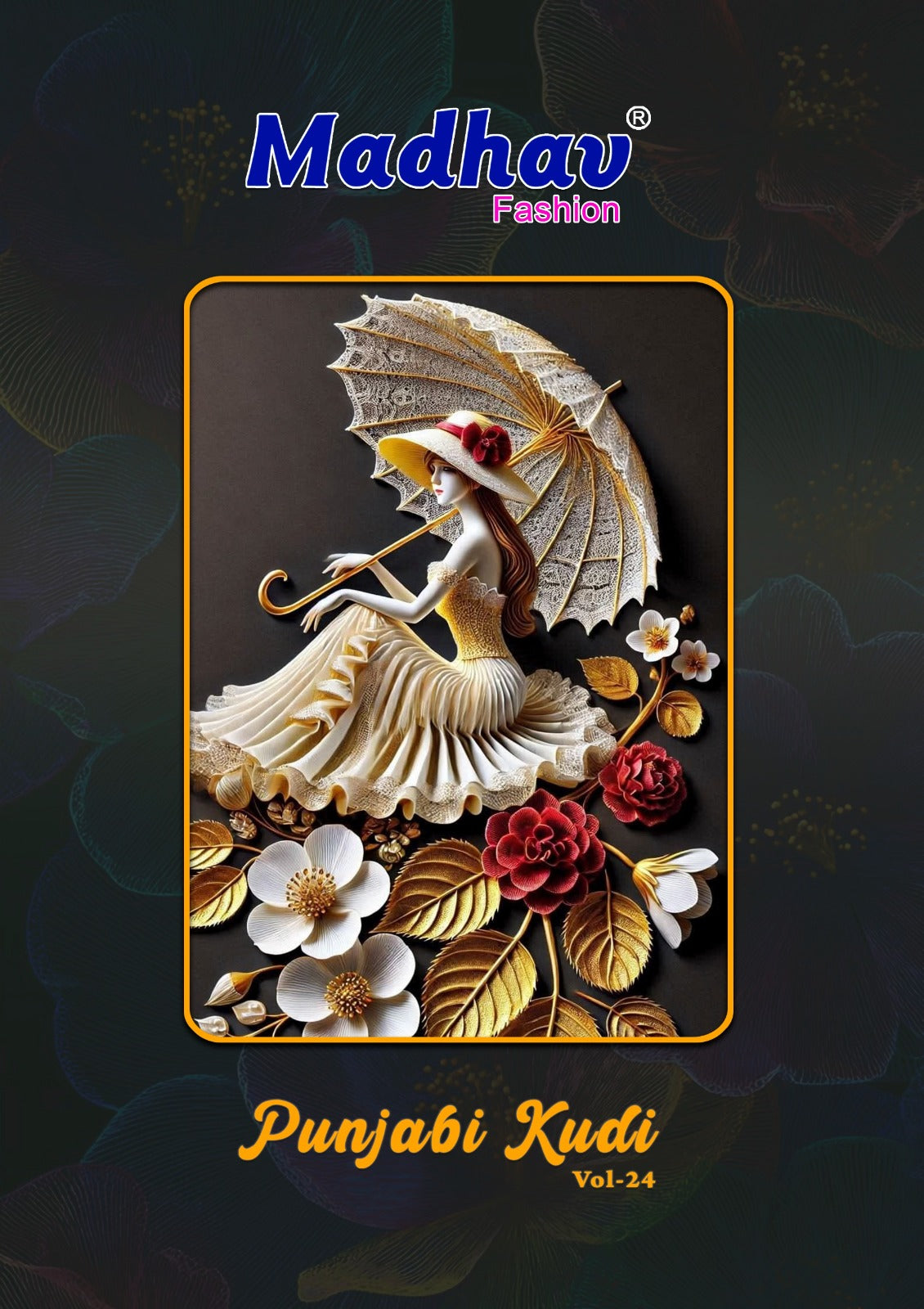 Punjabi Kudi Vol 24 Madhav Fashion Cotton Dress Material Manufacturer Gujarat