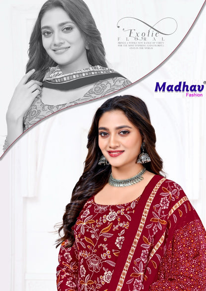 Punjabi Kudi Vol 24 Madhav Fashion Cotton Dress Material Manufacturer Gujarat
