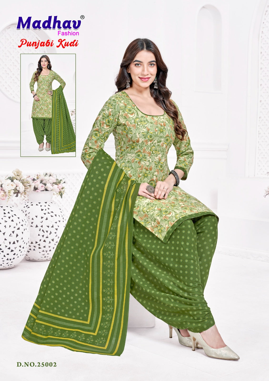Punjabi Kudi Vol 25 Madhav Fashion Cotton Dress Material Exporter Gujarat