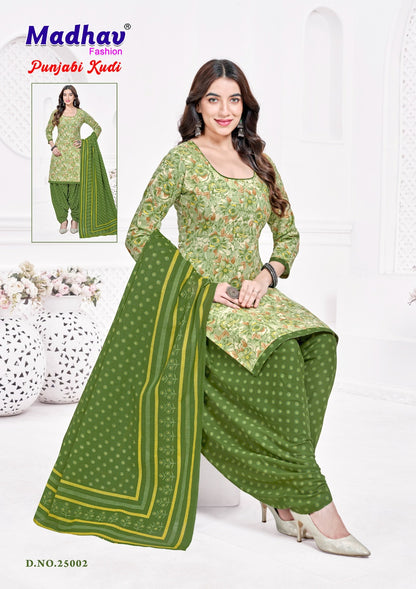 Punjabi Kudi Vol 25 Madhav Fashion Cotton Dress Material Exporter Gujarat