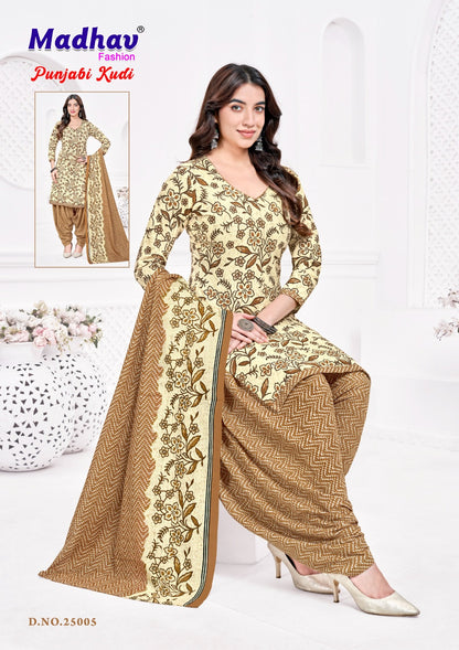 Punjabi Kudi Vol 25 Madhav Fashion Cotton Dress Material Exporter Gujarat