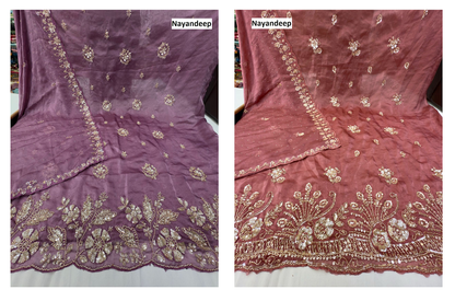 Punya Nayandeep Silk Salwar Suits Wholesaler Ahmedabad