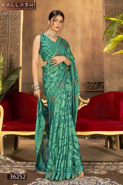 Purakshi Vol 3 Vallabhi Prints Brasso Sarees Manufacturer India