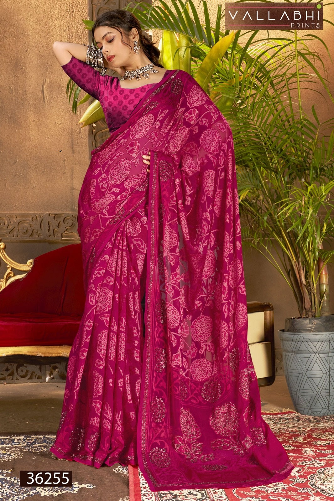 Purakshi Vol 3 Vallabhi Prints Brasso Sarees Manufacturer India