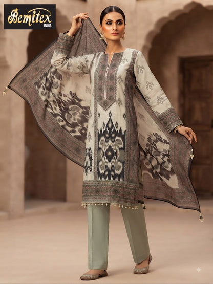 Pure Chinon 2408 Bemitex Pakistani Readymade Suits Wholesaler Ahmedabad
