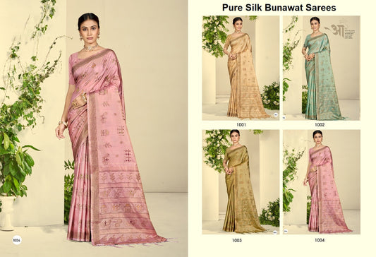 Pure Silk Bunawat Sarees Exporter