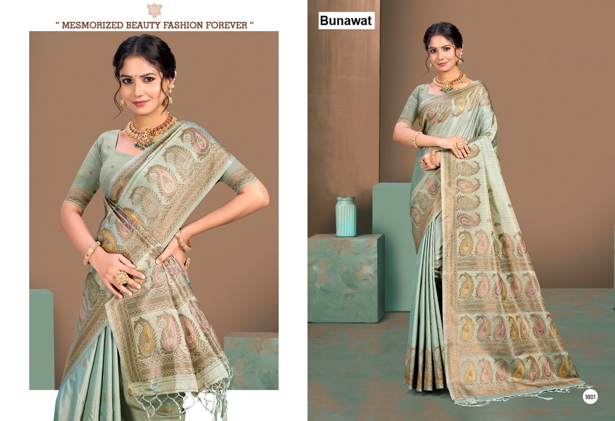Pure Silk Vol 7 Bunawat Sarees Wholesale Price