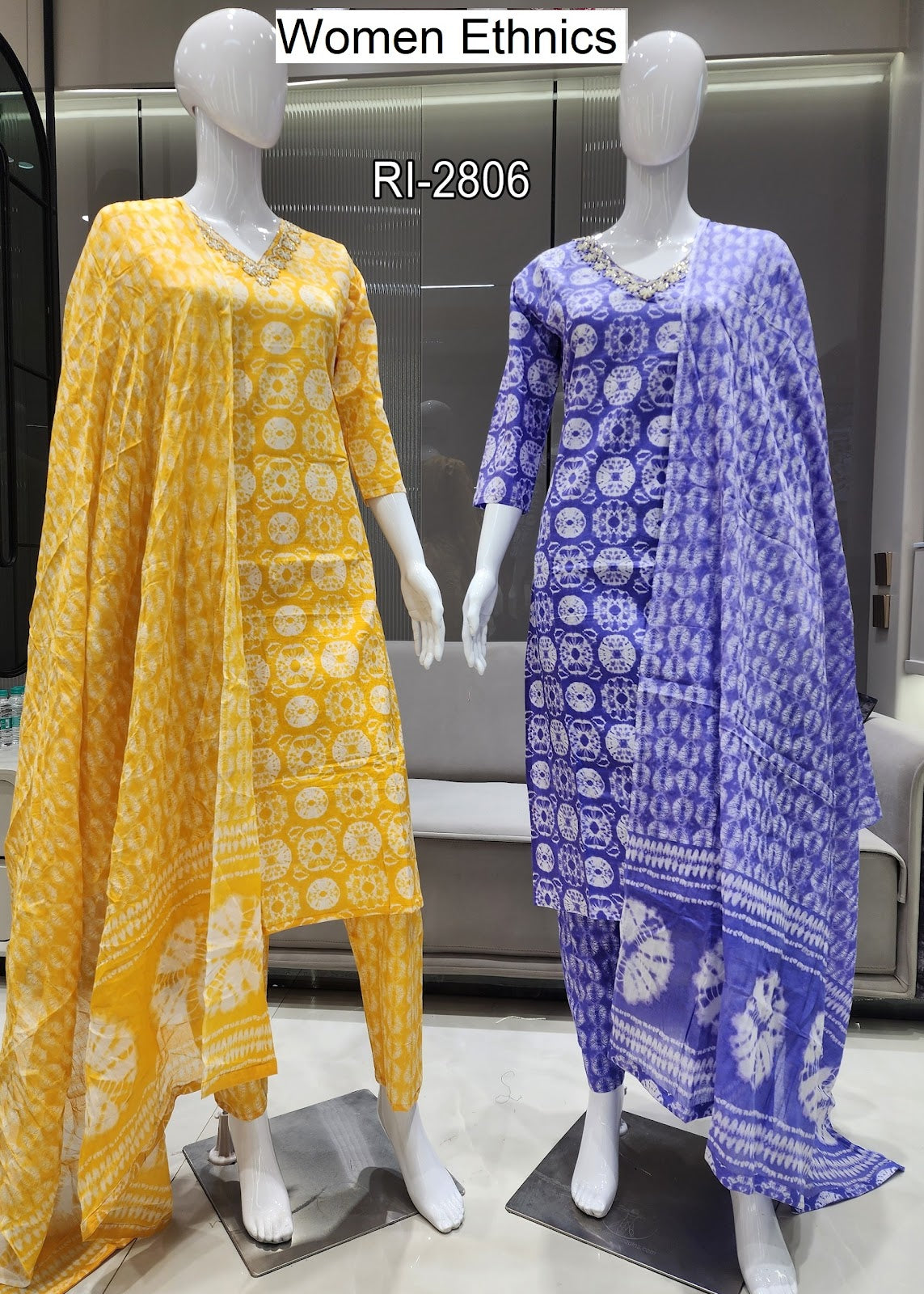Pure Soft Cotton  2205 Women Ethnics Readymade Pant Style Suits Wholesale Rate