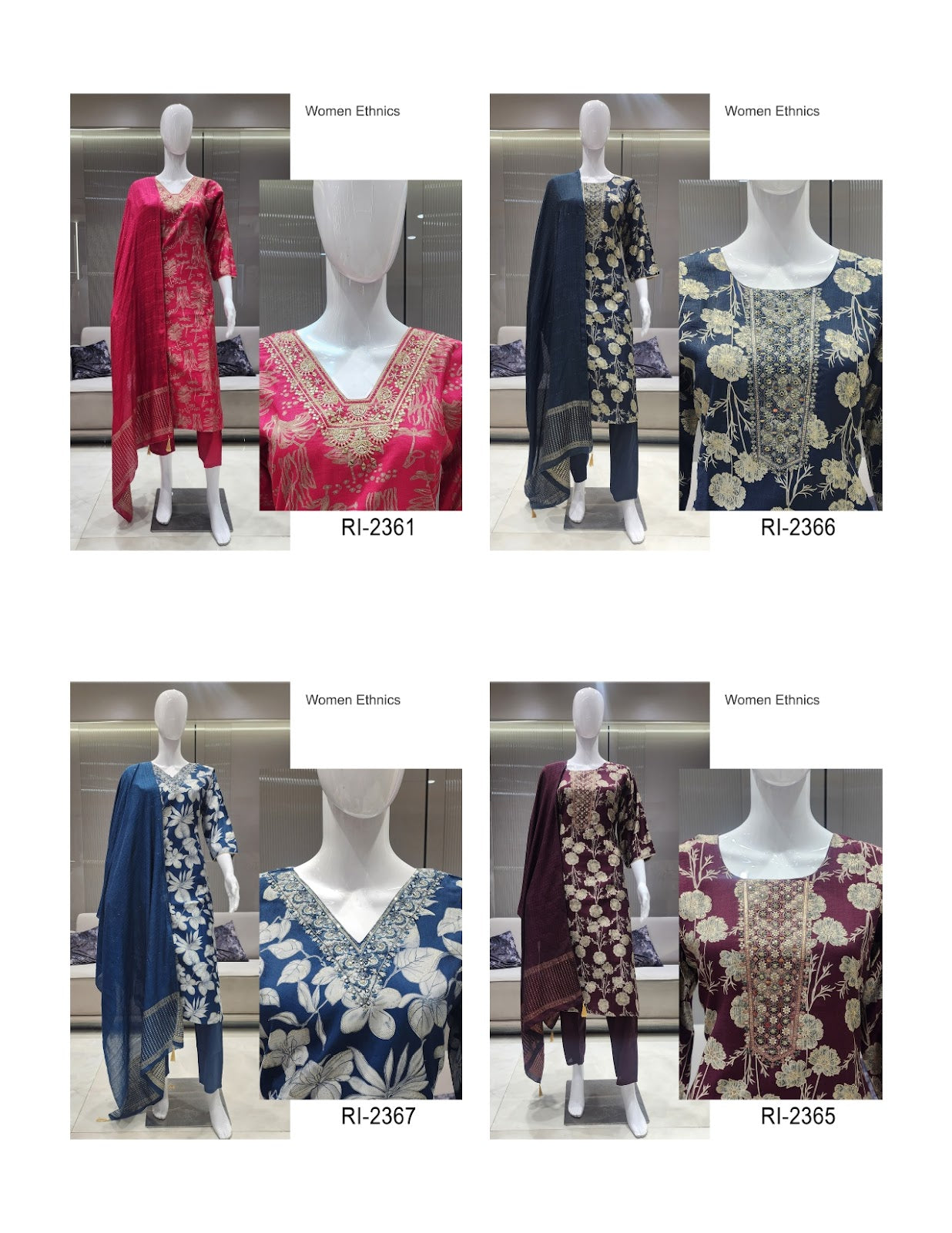 Pure Vertican 2205 Women Ethnics Readymade Pant Style Suits Wholesaler