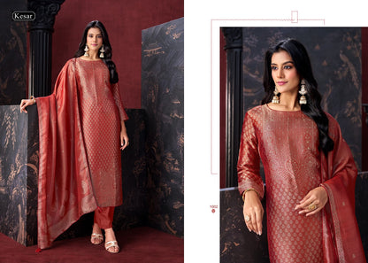 Purnima Kesar Viscose Karachi Salwar Suits Manufacturer Ahmedabad