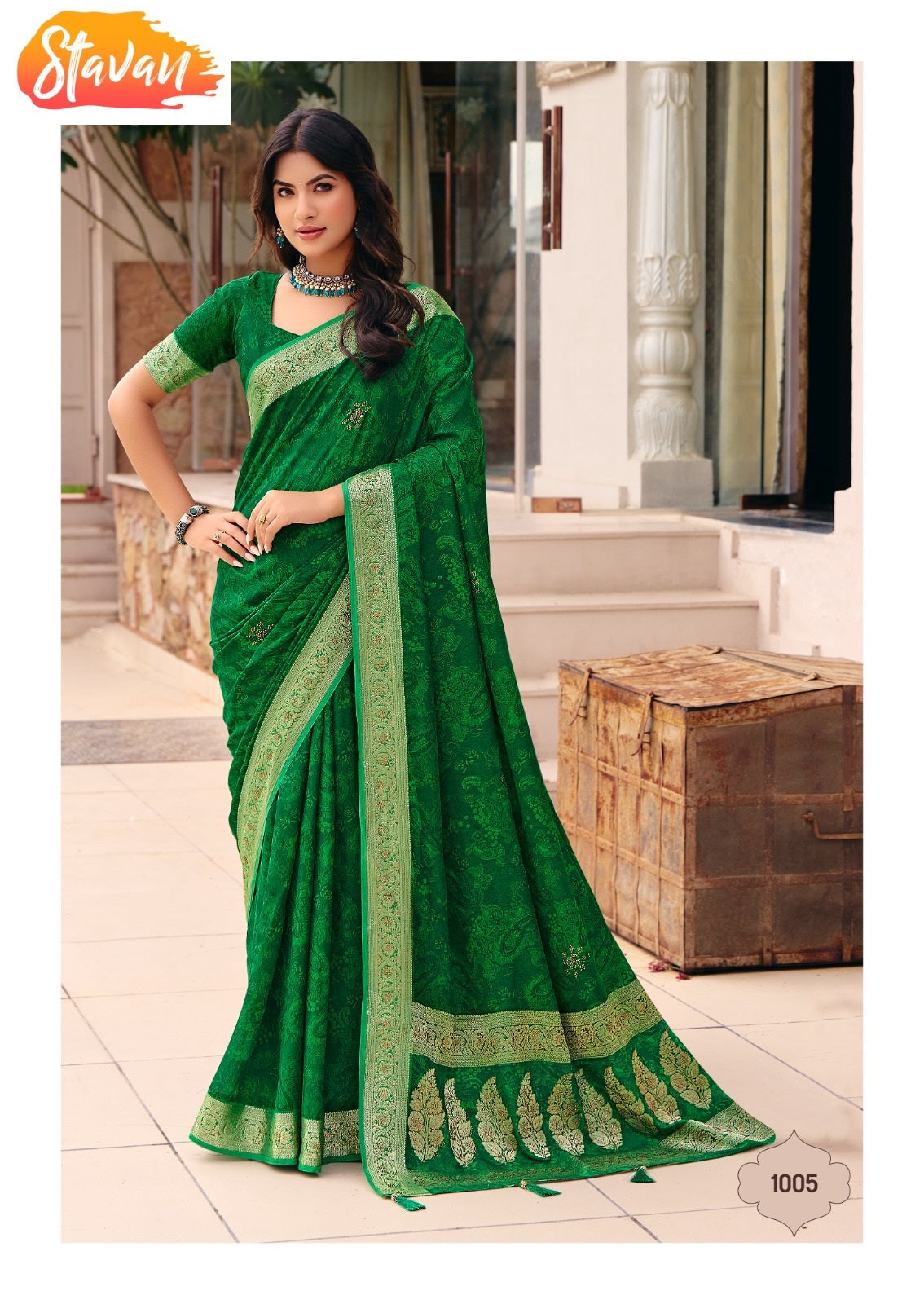 Purnima Stavan Moss Sarees Manufacturer