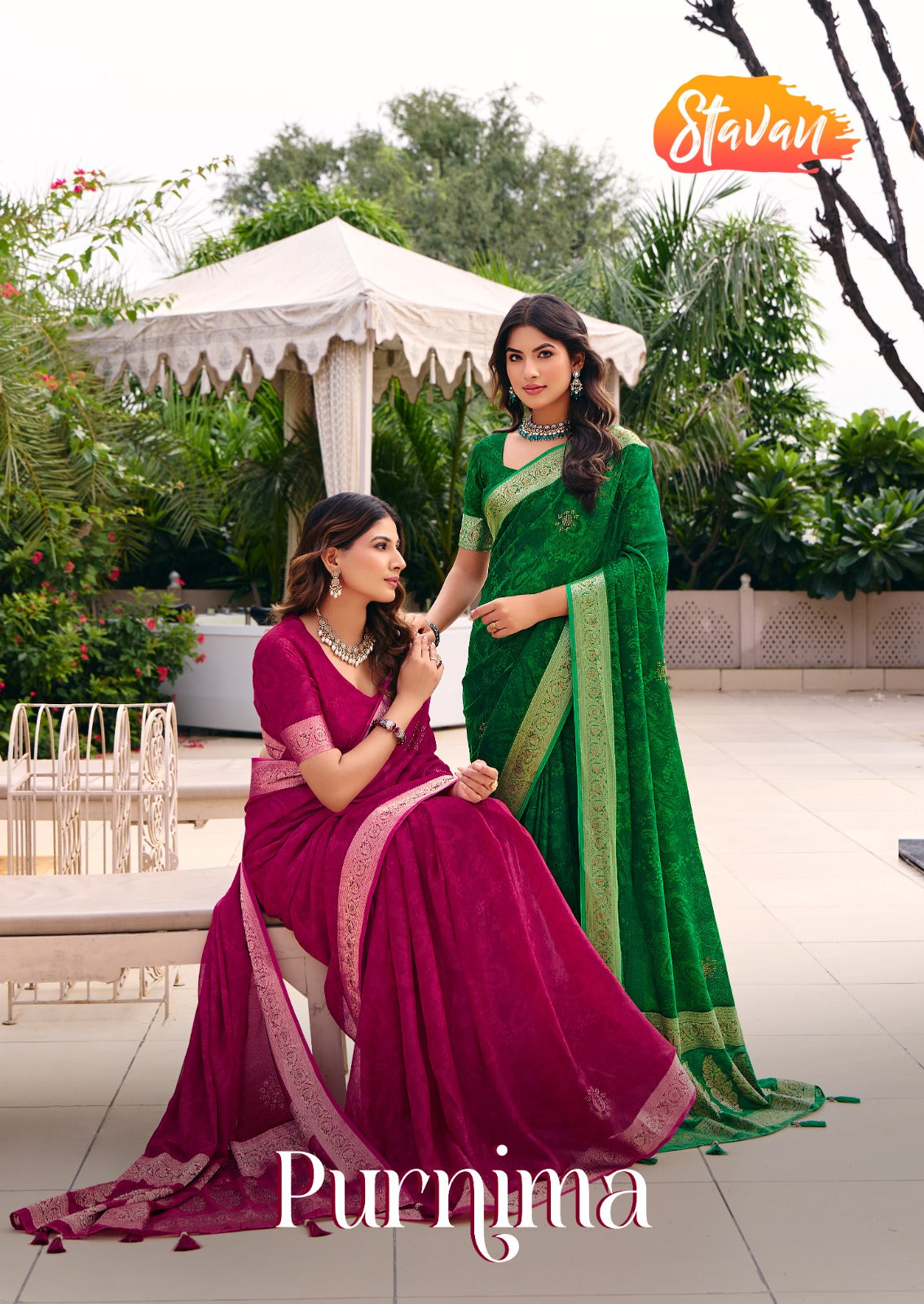 Purnima Stavan Moss Sarees Manufacturer