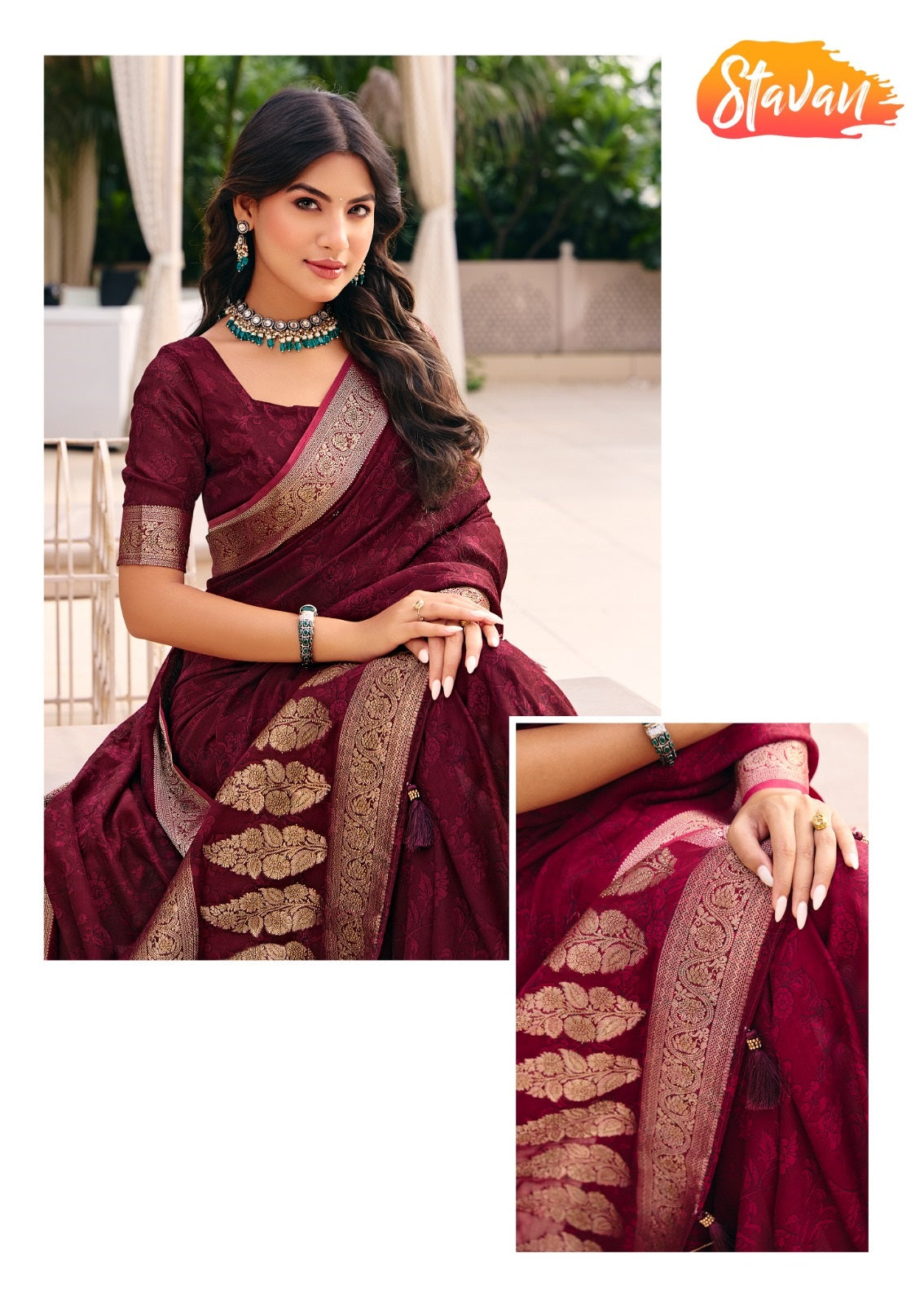 Purnima Stavan Moss Sarees Manufacturer