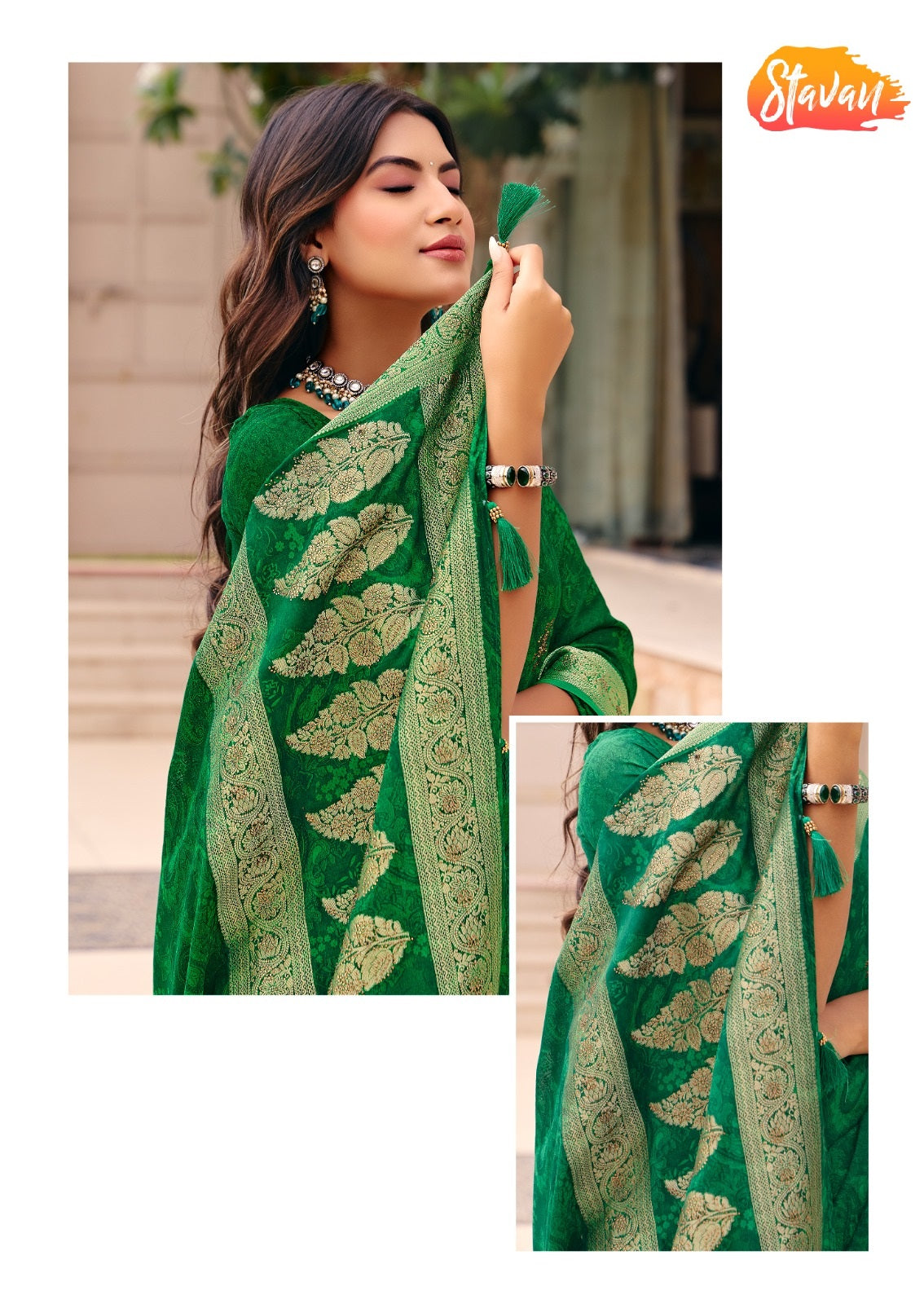 Purnima Stavan Moss Sarees Manufacturer
