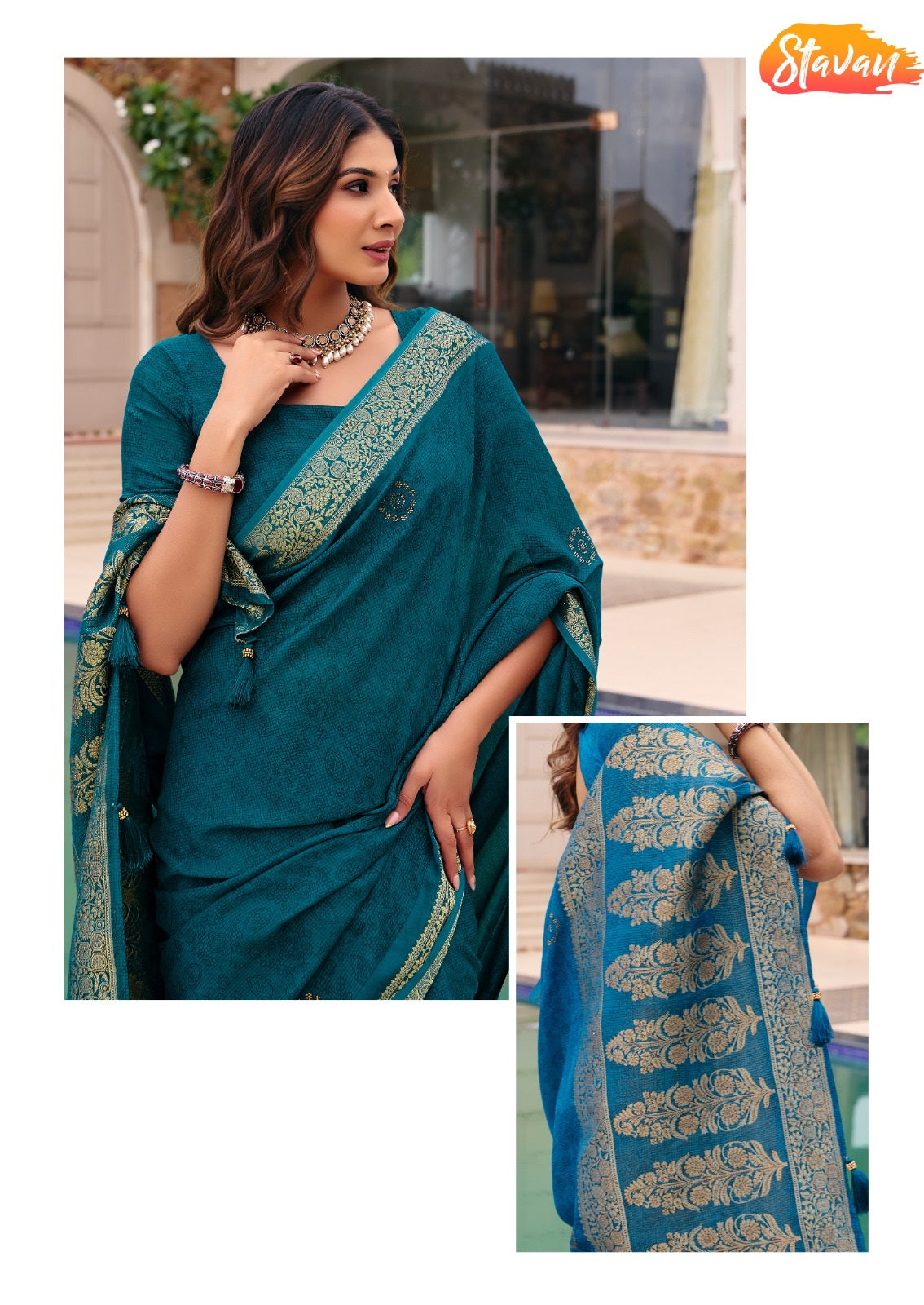 Purnima Stavan Moss Sarees Manufacturer