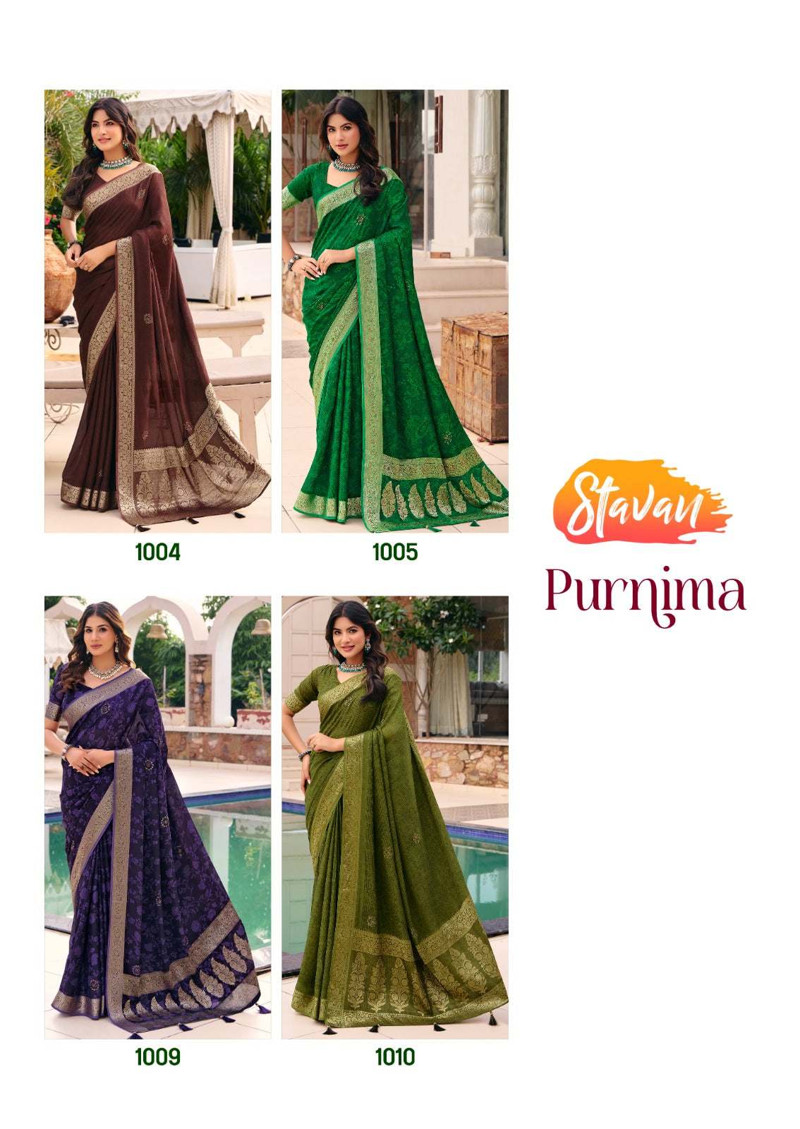 Purnima Stavan Moss Sarees Manufacturer