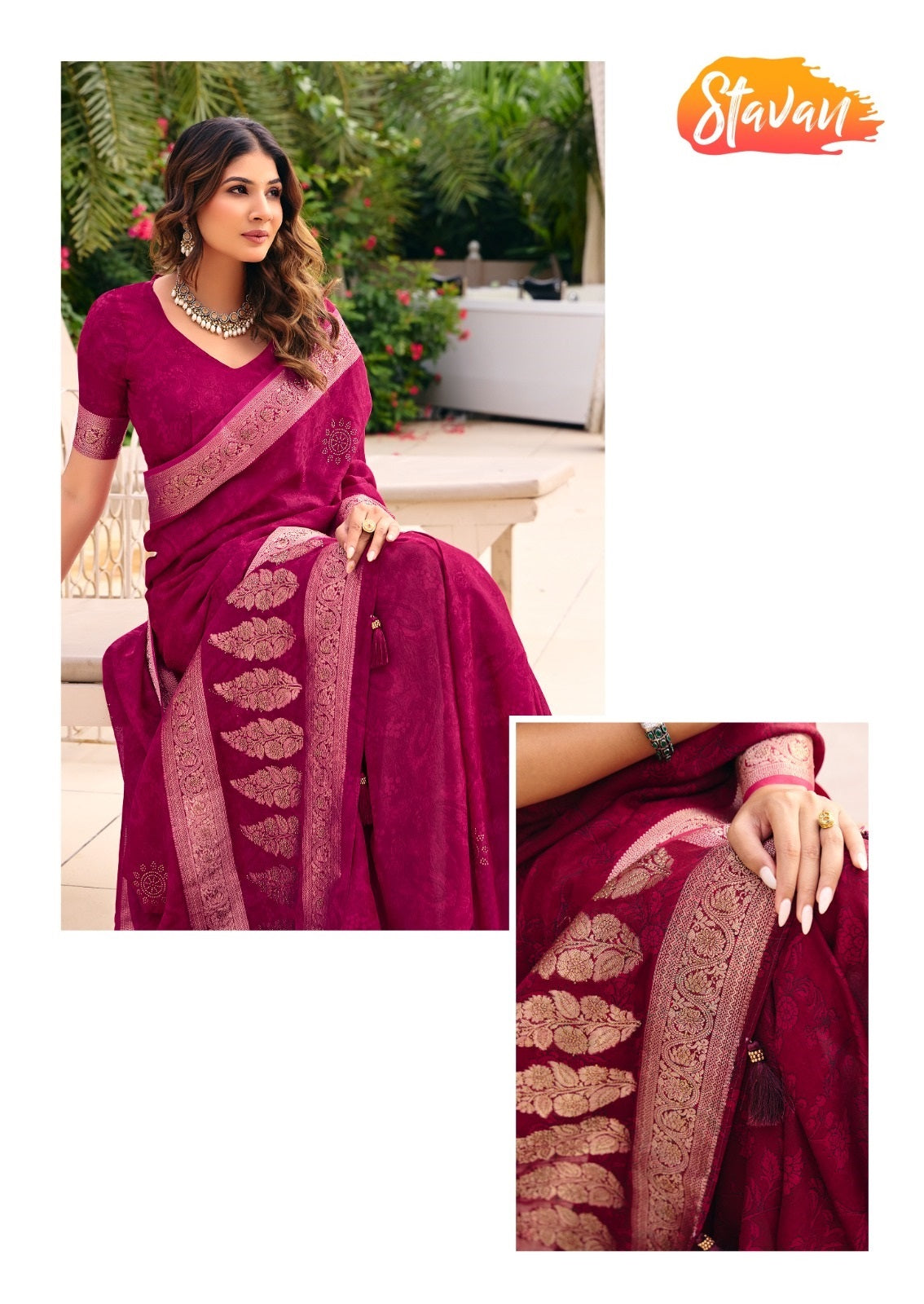 Purnima Stavan Moss Sarees Manufacturer