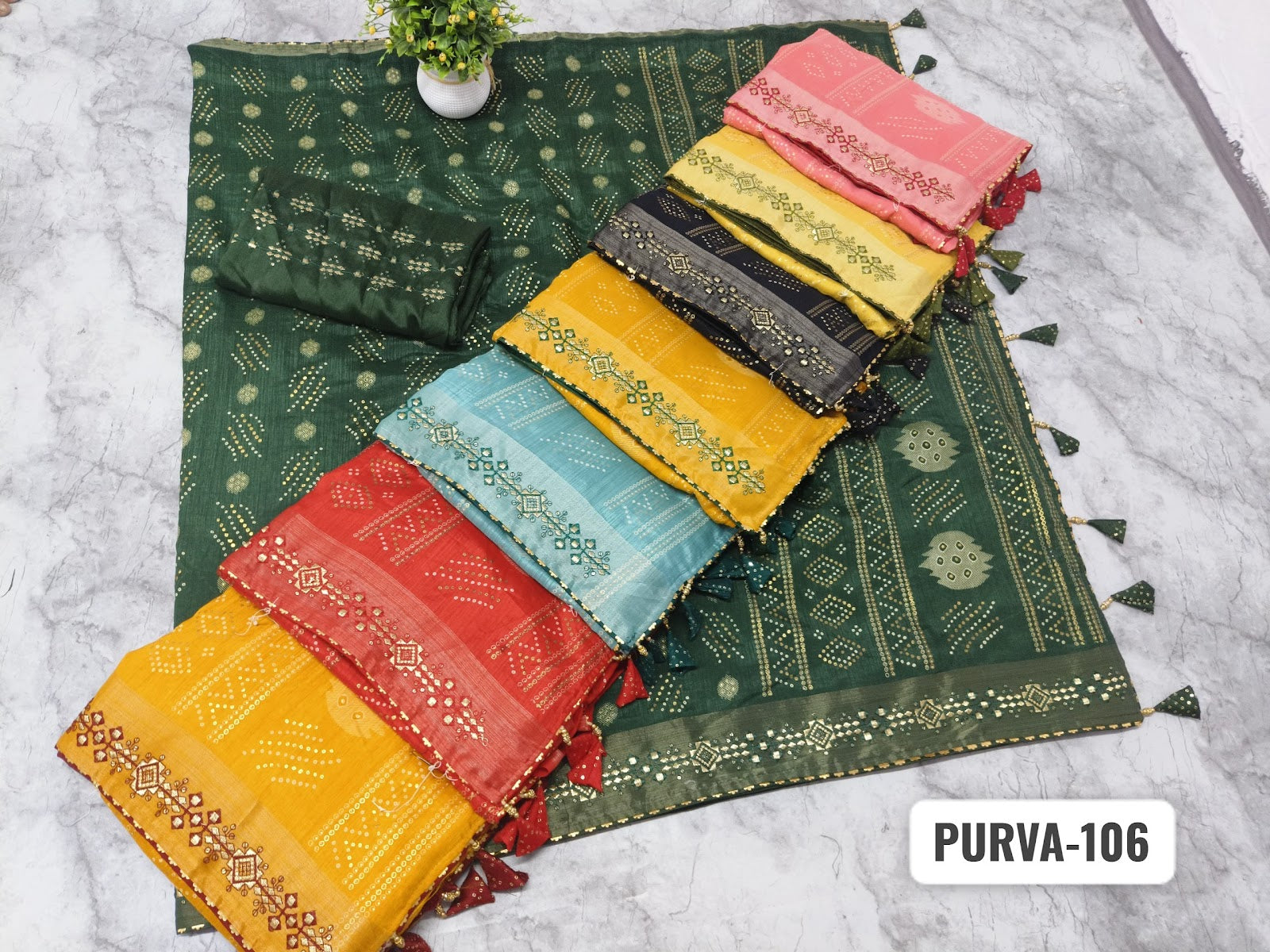 Purva 106 Kalpveli Dola Silk Sarees