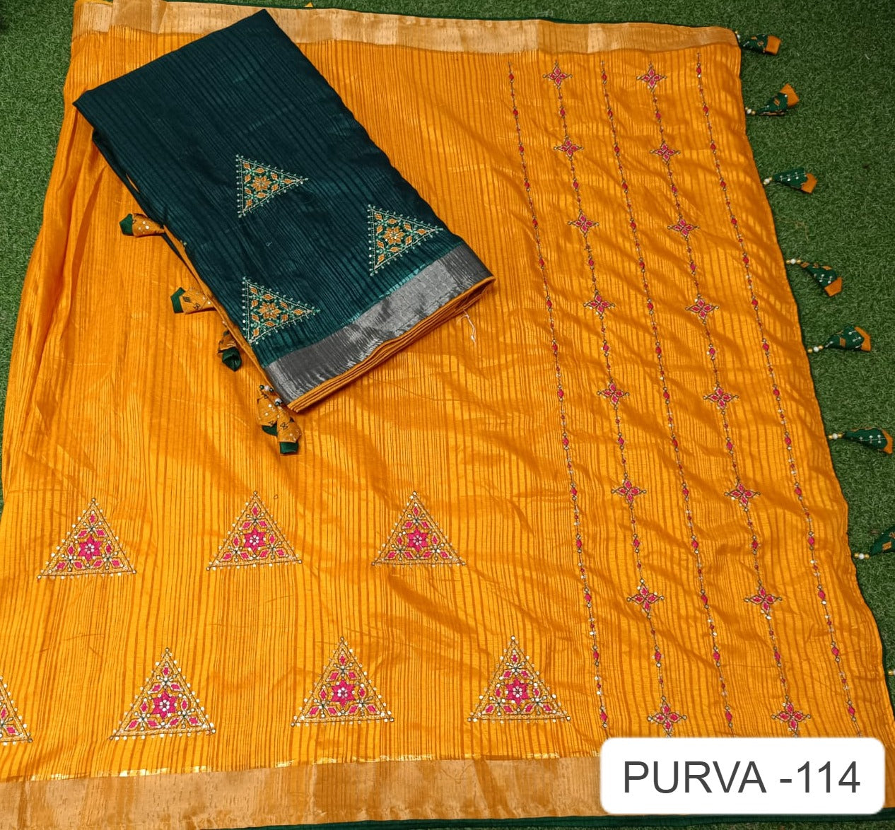 Purva 114 Kalpveli Dola Silk Sarees