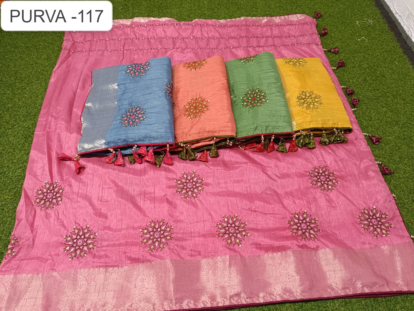 Purva 117 Kalpveli Dola Silk Sarees