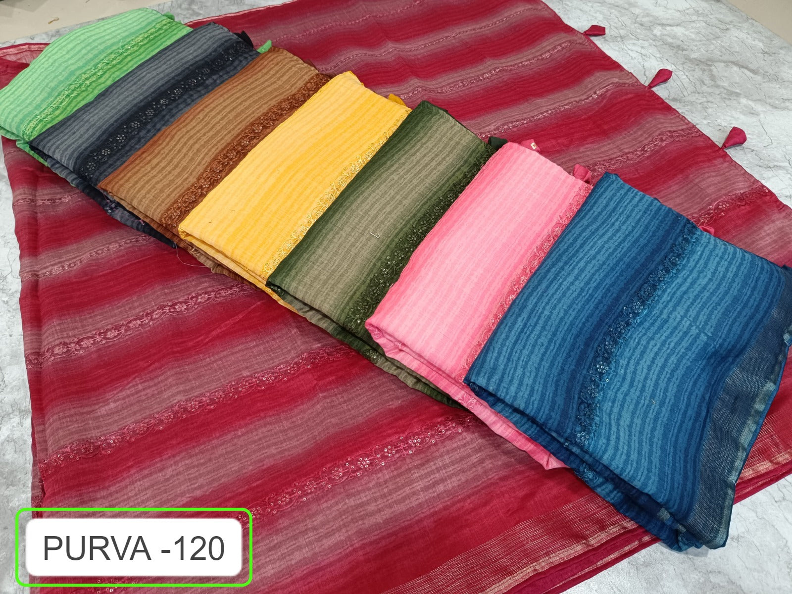 Purva 120 Kalpveli Soft Cotton Sarees Manufacturer
