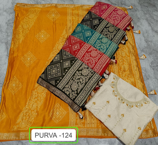 Purva 124 Kalpveli Dola Silk Sarees Wholesale Price