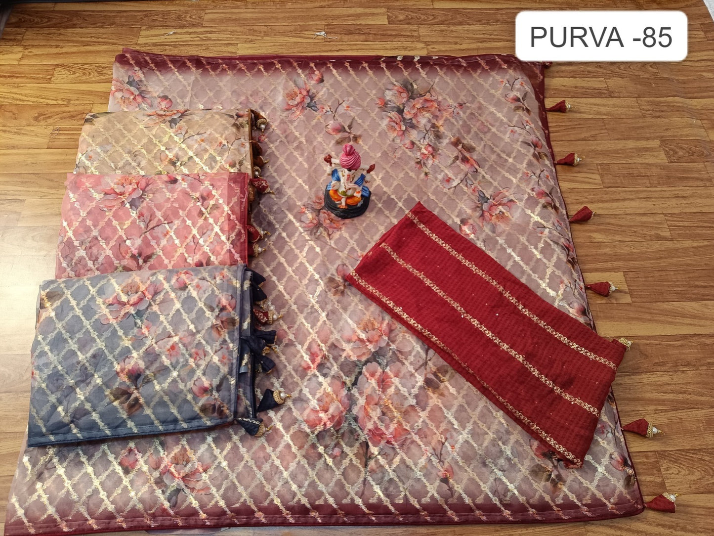 Purva 85 New Kalpveli Georgette Sarees