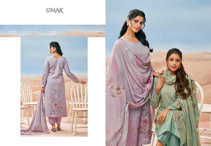 Purvai Simar Lawn Cotton Pant Style Suits Manufacturer Ahmedabad