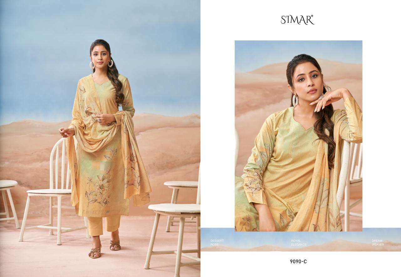 Purvai Simar Lawn Cotton Pant Style Suits Manufacturer Ahmedabad