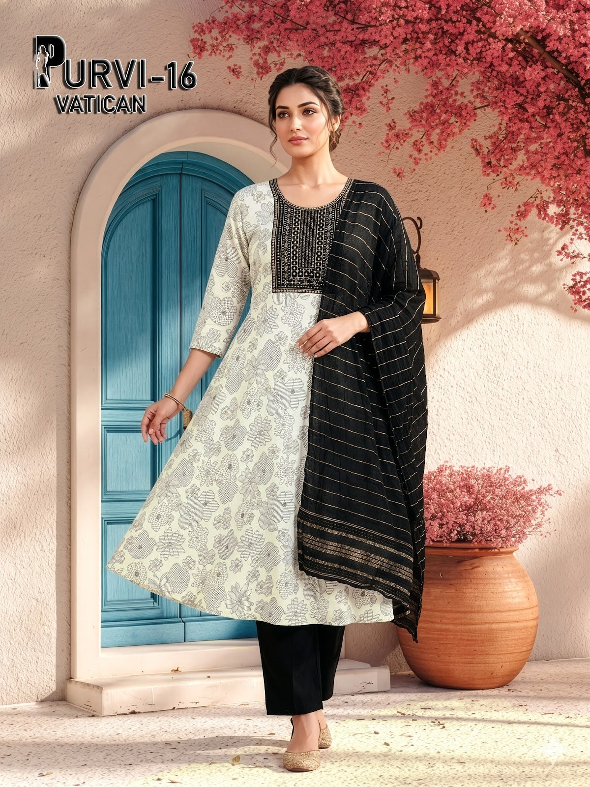 Purvi Prmnt Vatican Readymade Anarkali Suits Manufacturer Gujarat