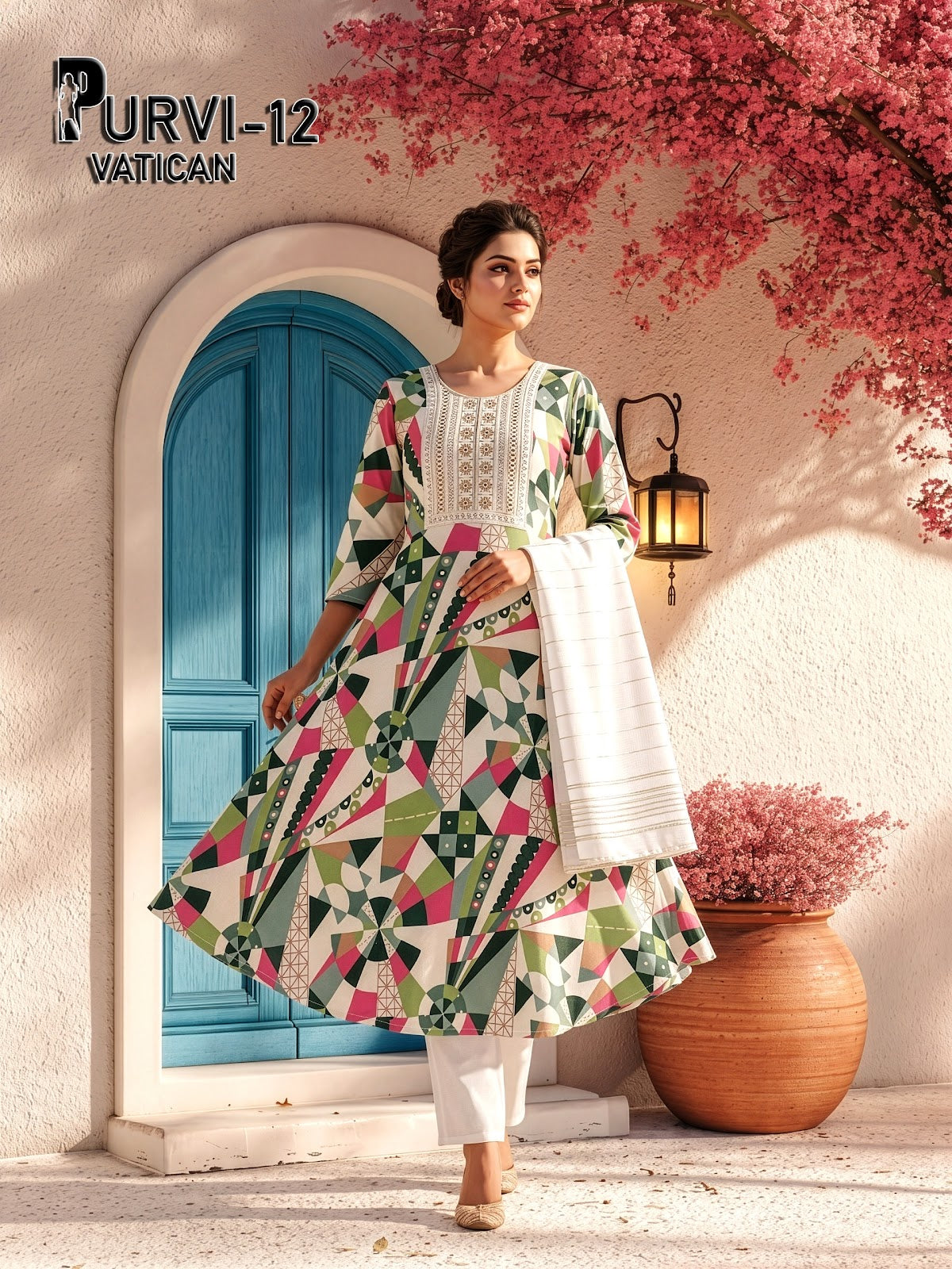 Purvi Prmnt Vatican Readymade Anarkali Suits Manufacturer Gujarat
